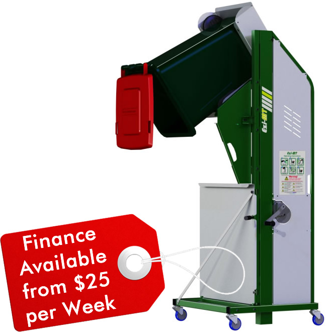 Manual Lifter 65 kg Bin Lifter 65 kg Heavy Duty Bin Lifter Indoor